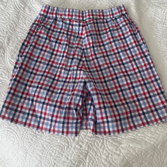 New Oscar de la Renta Girls Plaid Checkered Skirt Skort size 12 - Picture 4 of 9